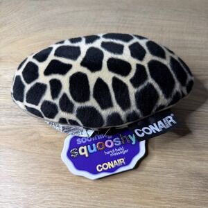 Conair Squooshy Hand Held Massager Giraffe Print Plush New with Tags